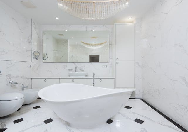 Elegant White Marble